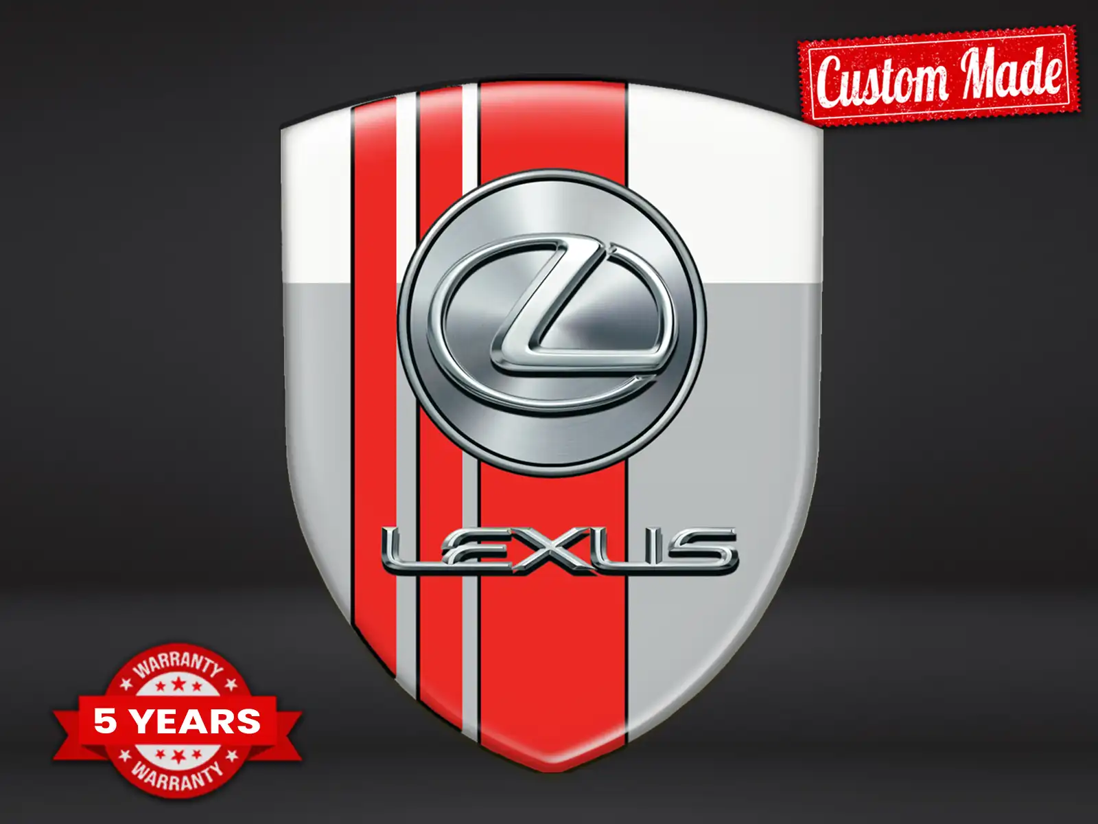 Lexus Pegatina Relieve Coche Estilo Universal Estrella